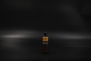 10 ml Amber Frosted Glass Dropper Bottle