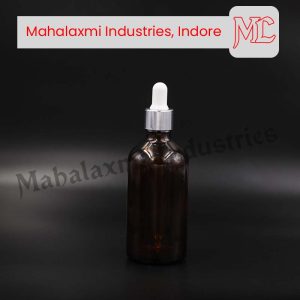 100 ml Amber Glass Dropper Bottle