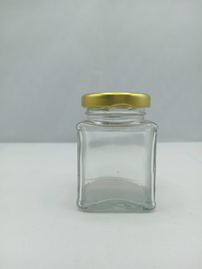 100ml ITC Square Glass Jar (43mm)