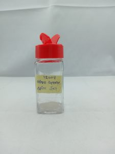 120 ml Glass Square Spice Jar