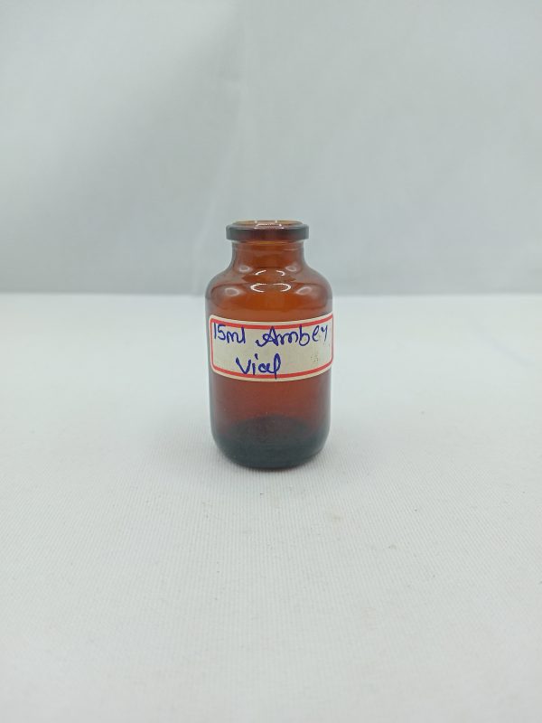 Amber Molded Glass Vial