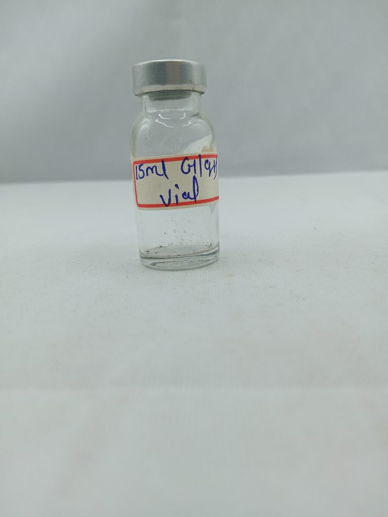 15 ml Flint Glass Vial