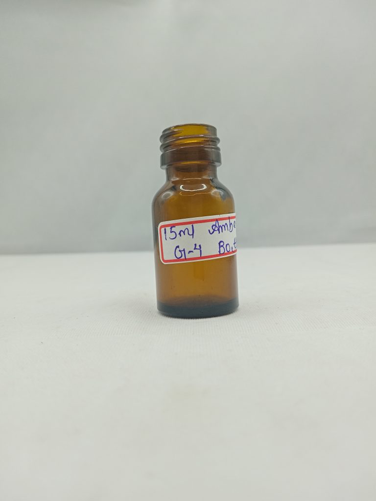 15ml AMber Bottle (G-4)