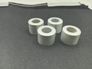 18 mm Matt Silver Cap With Hole