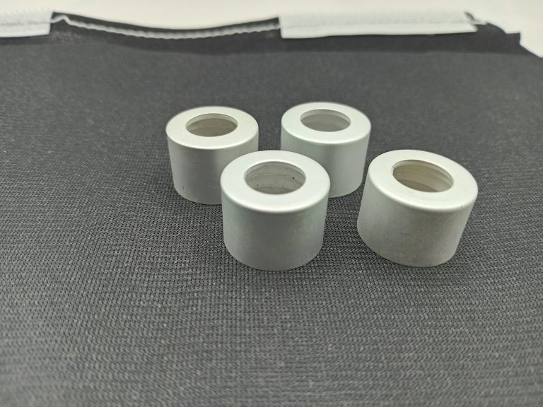 18 mm Matt Silver Cap With Hole