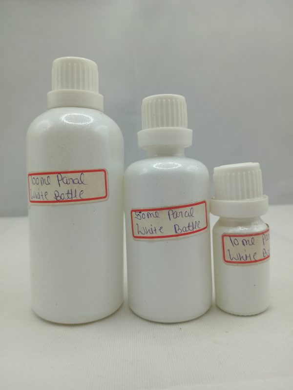 White Glass Dropper Bottle