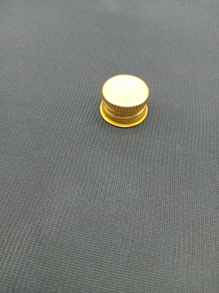 20 mm Golden Aluminium Cap