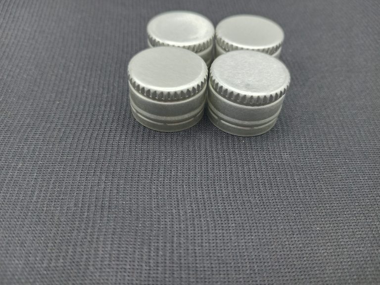 20 mm Silver Aluminum Cap
