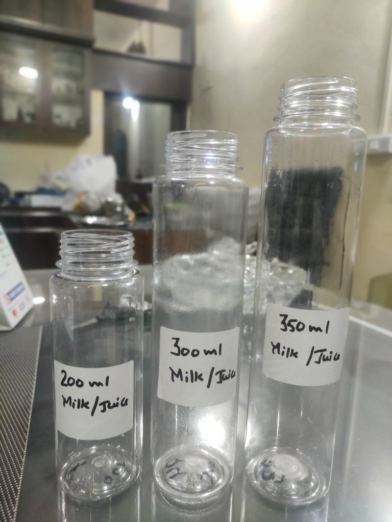 200, 300 and 350 ml PET Juice Bottle