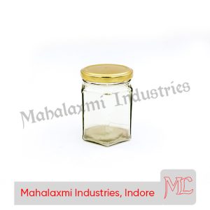 200 ml Hexagonal Glass Jar