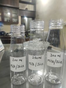 200,250 and 300 ml PET Milk Bottle
