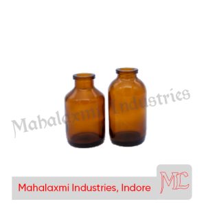 30 ml Amber Molded Injection Glass Vial