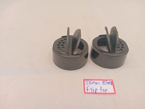 38 mm Black Flip Top Cap