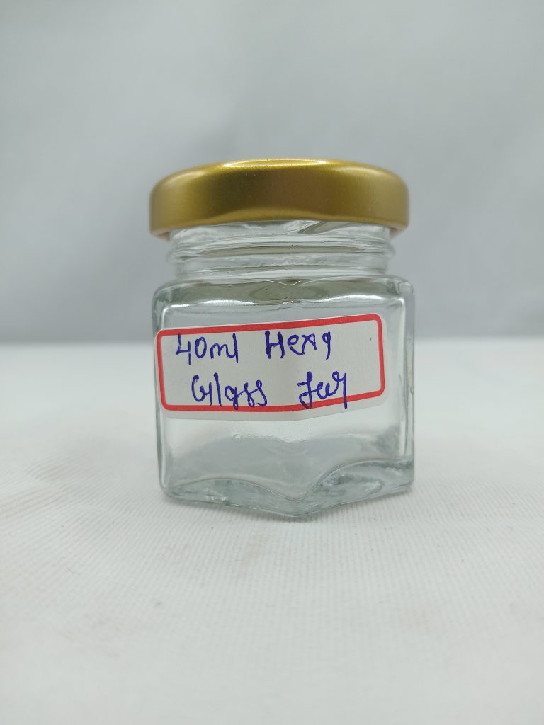 40 ml Hexa Glass Jar