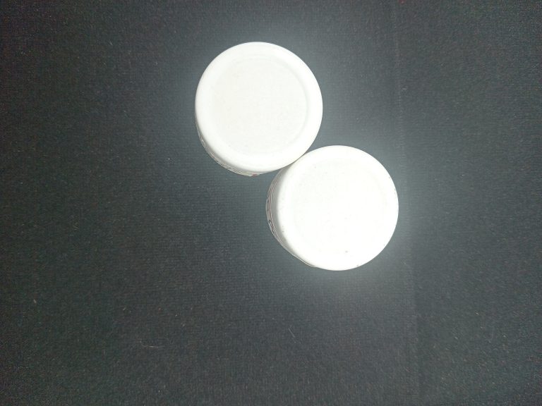 5 gm White Cap For Acrylic Jar