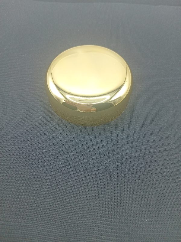 SKM Madras Glass Jar Golden Lid