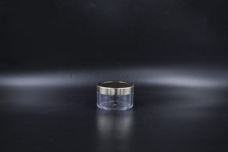 50 gm Acrylic Cream jar With Golden Cap