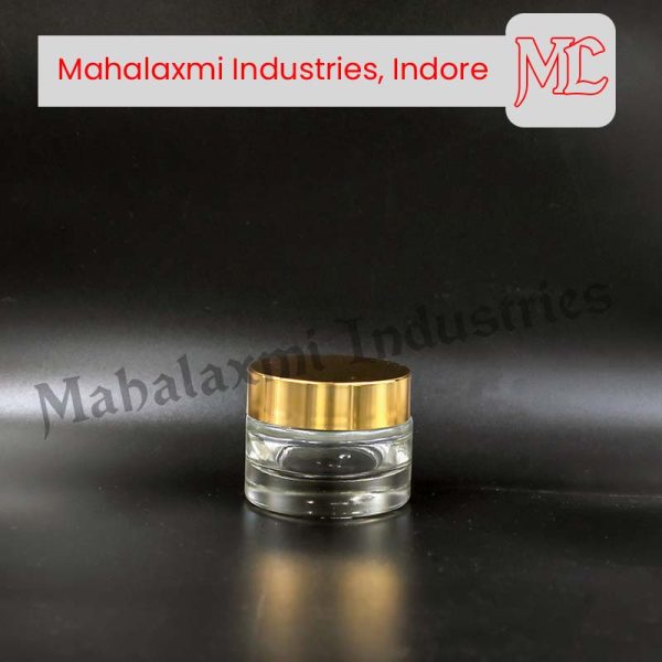 SKM Clear Glass Cream Jar