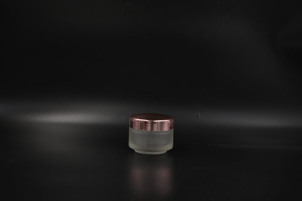 50 gm SKM Frosted Glass Cream Jar