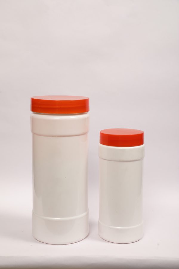 Milky Round Pet Spice Jar