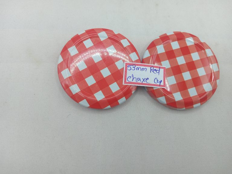 53 mm Red Checks Cap