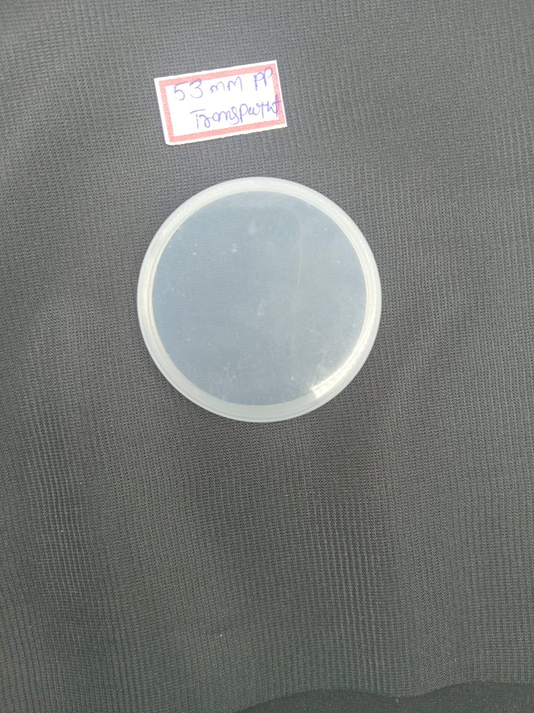 53 mm pp Transparent cap