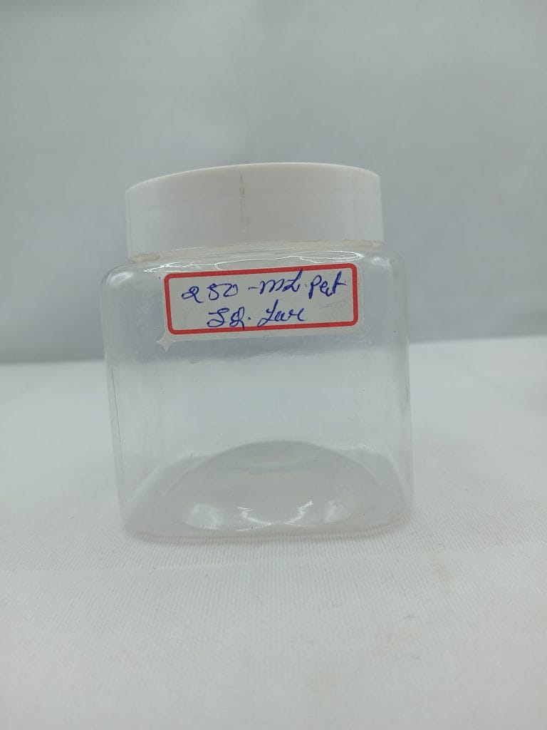 63 mm 250 ml Pet Square Jar