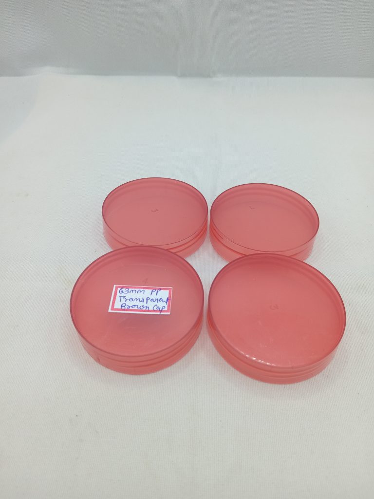 63 mm pp Transparent Brown Cap