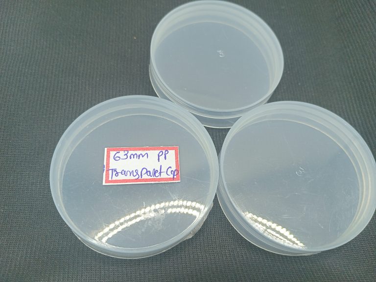 63 mm pp Transparent Cap