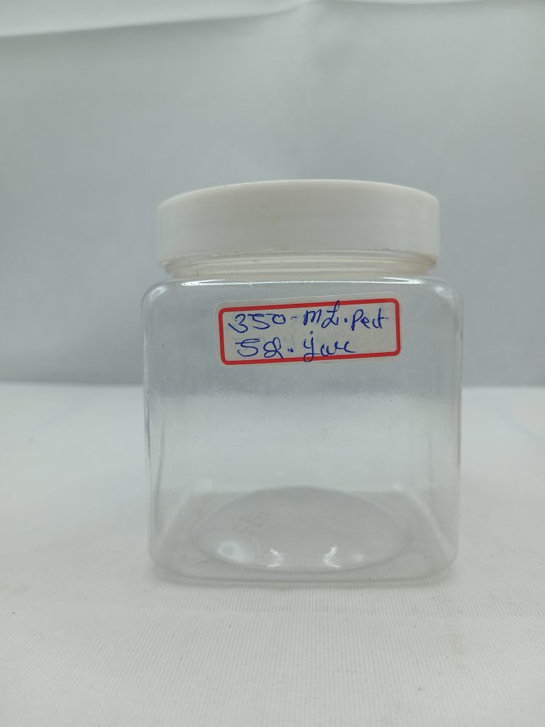 73 mm 350 ml Pet Square Jar