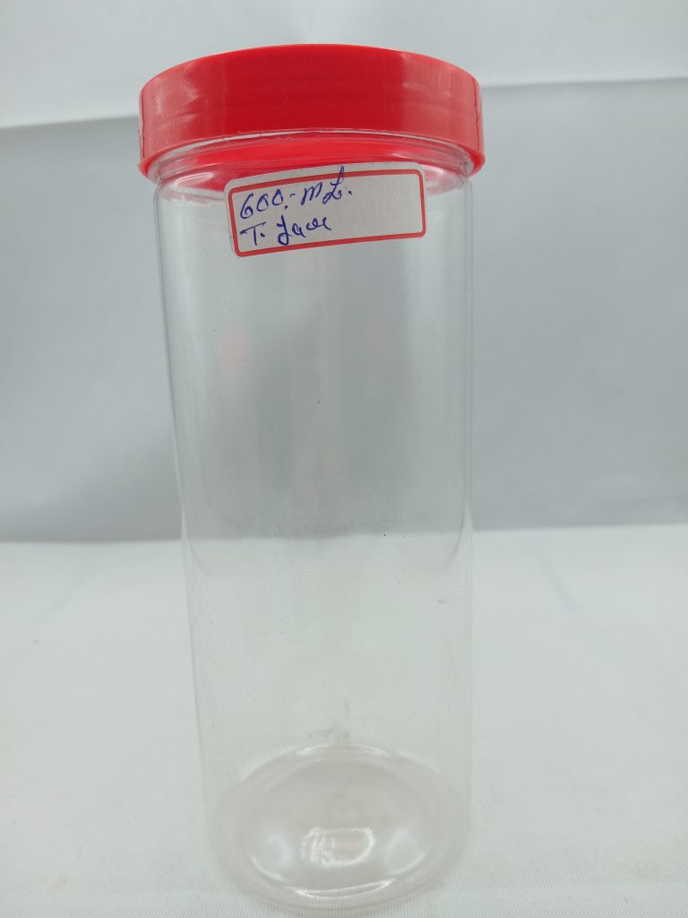 73 mm 600 ml Pet Tube Screw Jar