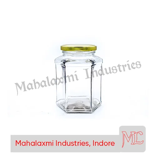 750 ml Hexagonal Glass Jar