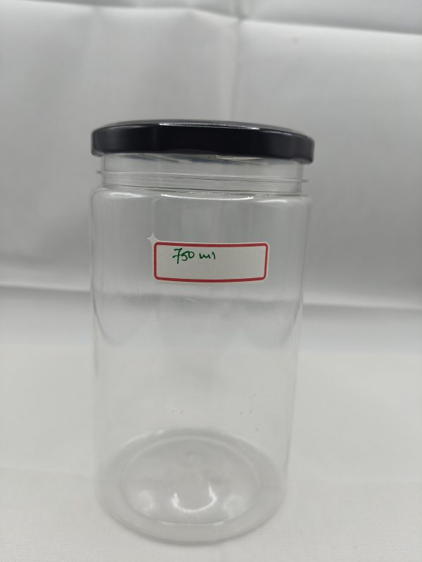 83 mm 750 ml Round Tube Pet Lug Jar