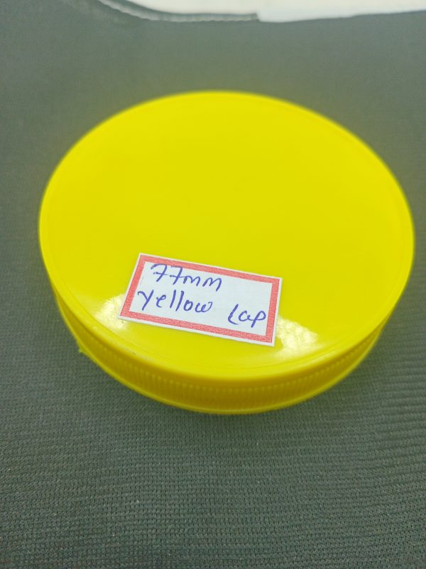 77 mm Yellow Plastic Screw Cap