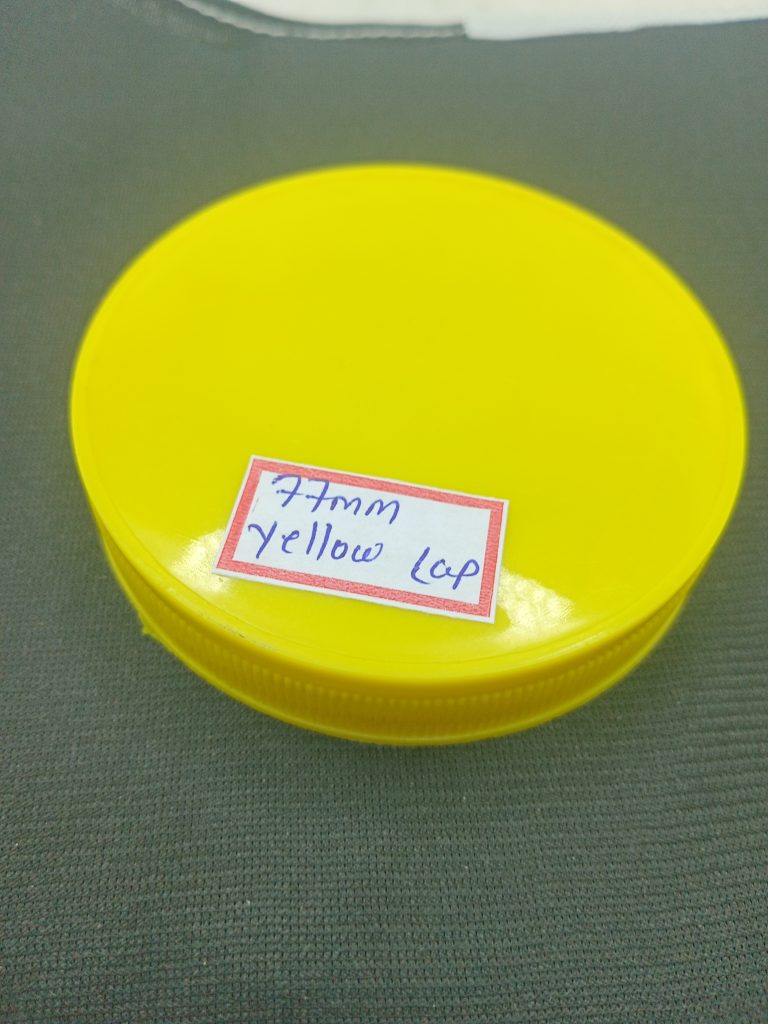 77 mm Yellow Plastic Cap