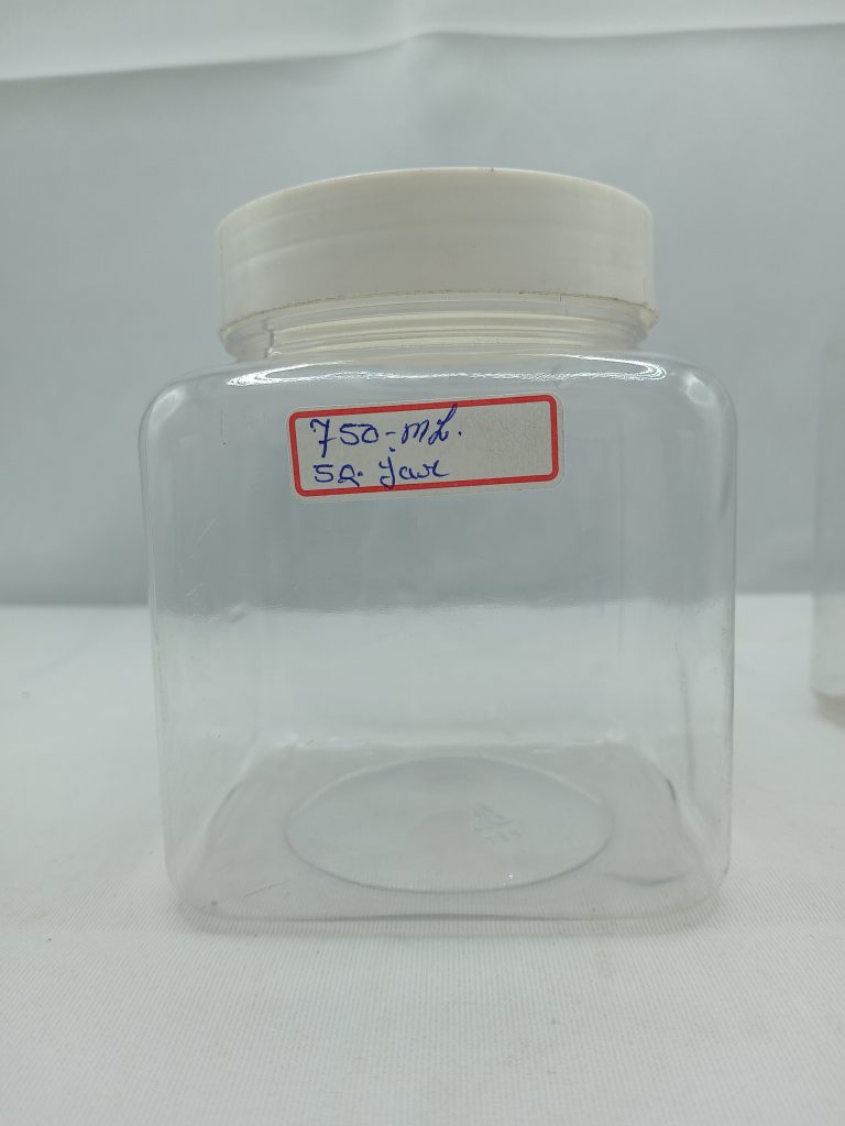 83 mm 750 ml Pet Square Jar