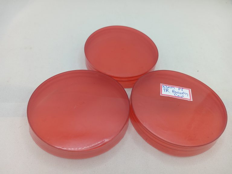 83 mm PP Transparent Brown Cap