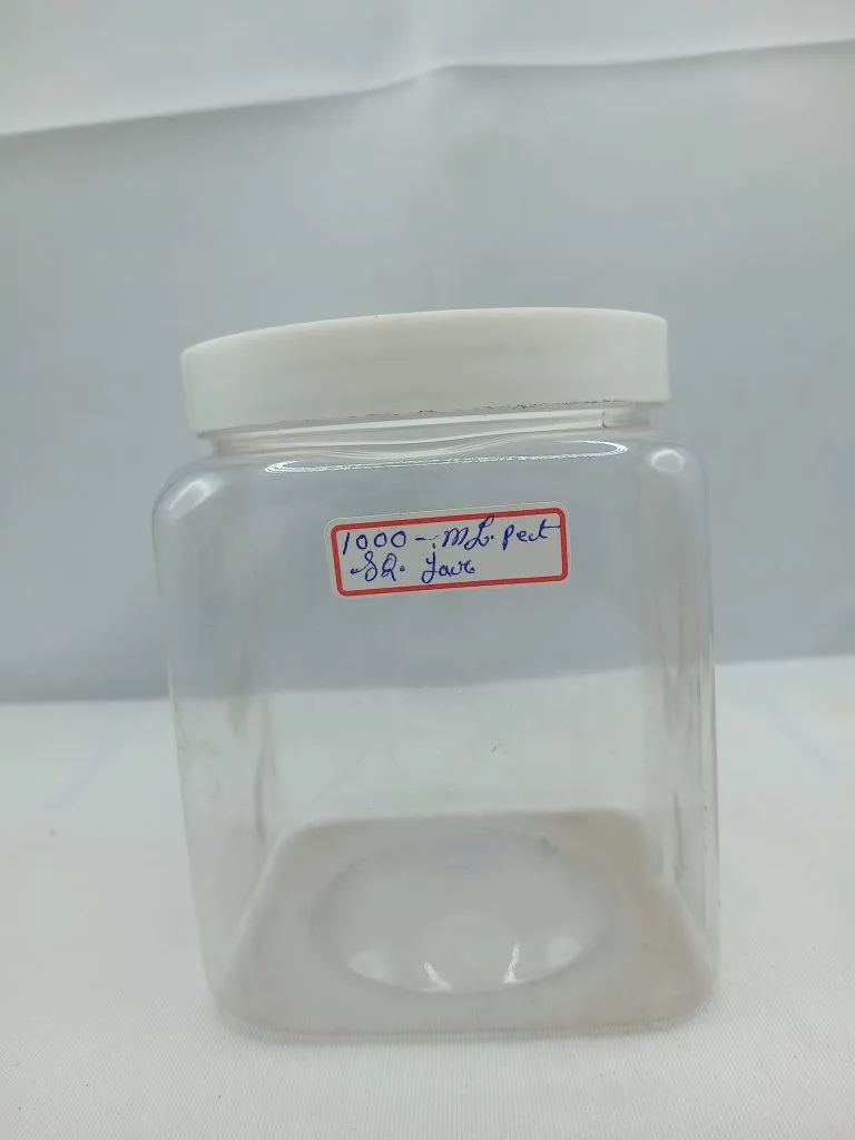 96 mm 1000 ml Pet Square Jar