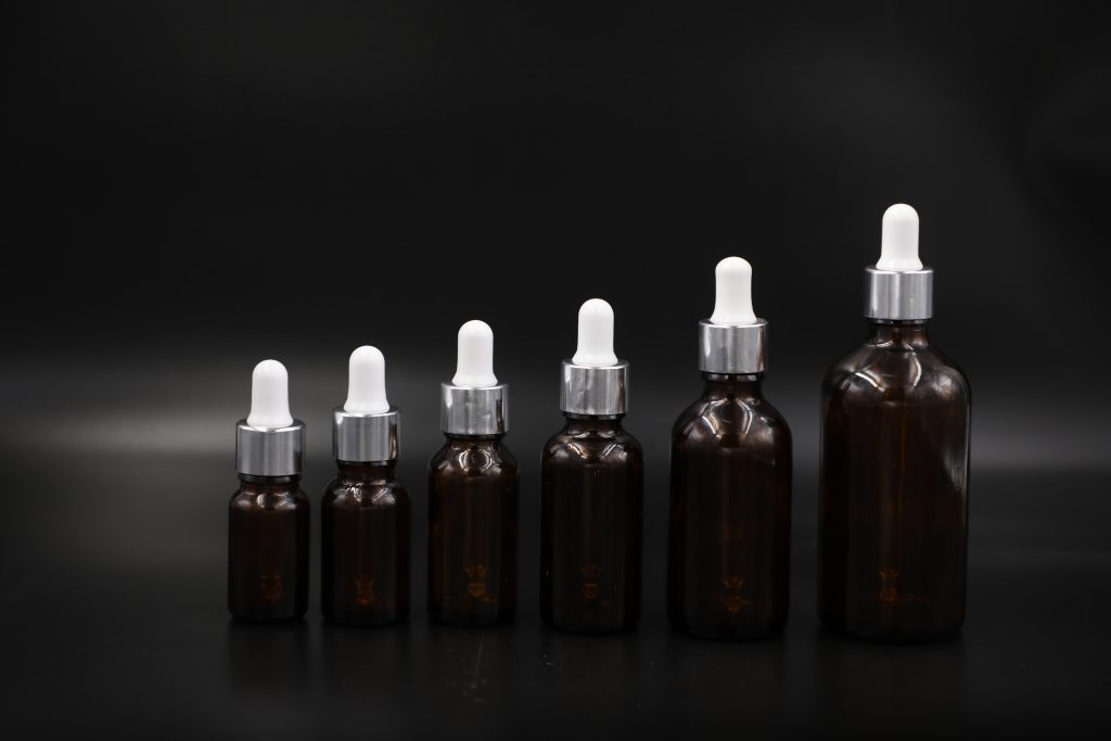 Amber Glass Dropper Bottle Family