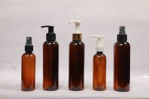 200 ml Amber PET Cosmetic Bottle