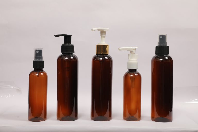 200 ml Amber PET Cosmetic Bottle