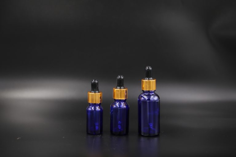 15 ml Blue Dropper Glass Bottle