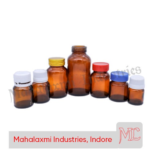 G-22 Amber Glass Capsule Bottle (1)
