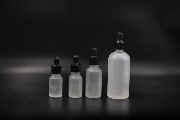 Flint Frosted Glass Dropper Bottle - Image 2