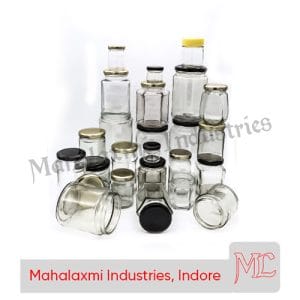 200 ml Hexagonal Glass Jar