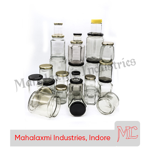 200 ml Hexagonal Glass Jar