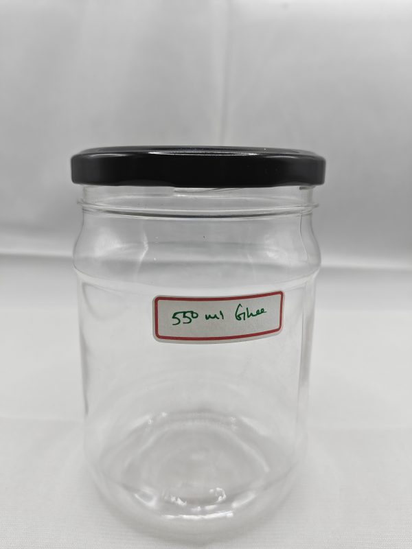 Round Salsa Pet Jar